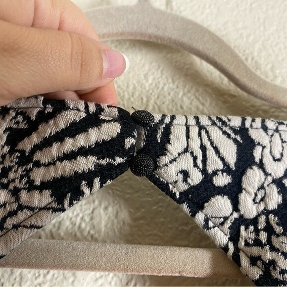 Anthropologie Women's Size Large Jacquard Cut-Out Midi Dress - Picture 7 of 11